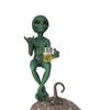Alien Beer Drinking Statue Fun Humorous Space Decoration Science Fiction Fans Ideal Gift Creative Ornament