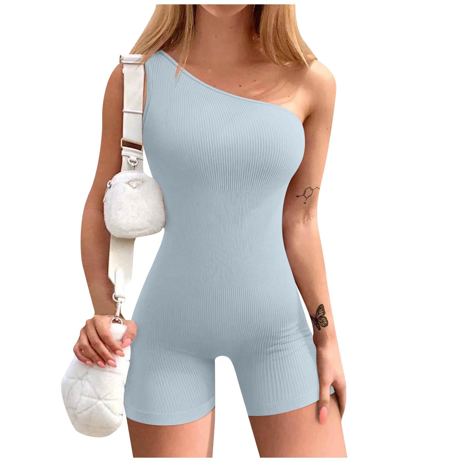 Женские однотонные спортивные леггинсы для йоги с открытыми плечами — фото 9