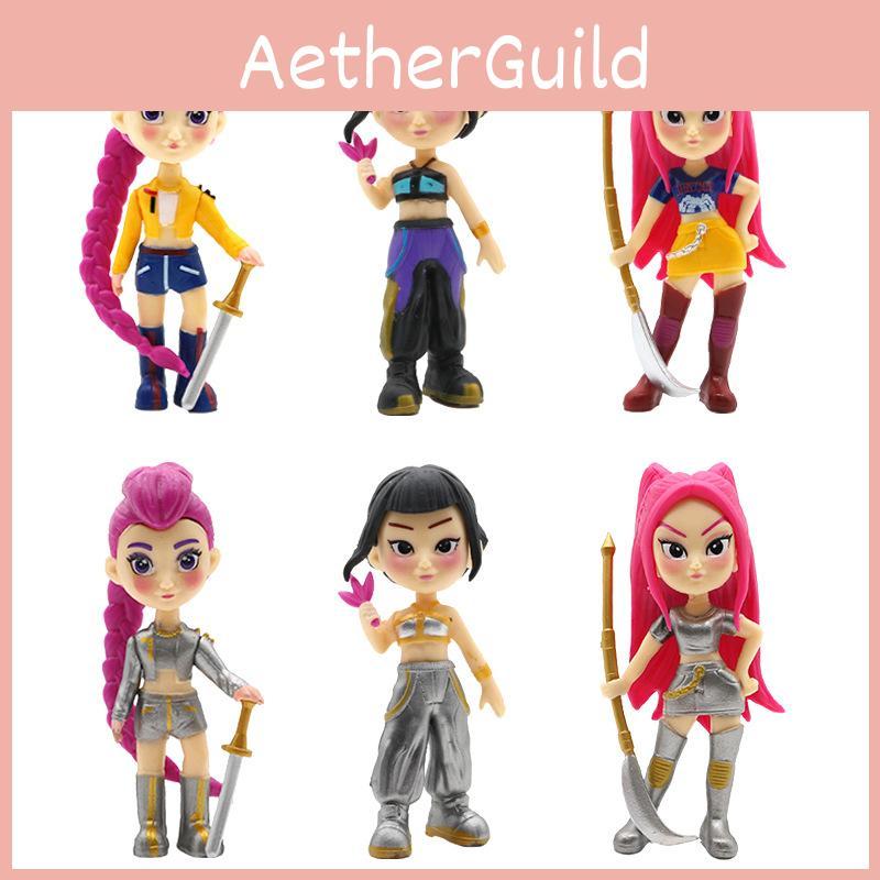 Kpop Demon Hunters Plastic Anime Action Figures For Collectors And Kids