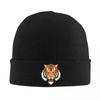 Tiger Head Pattern  Warm Knitted Cap Hip Hop Bonnet Hat Autumn Winter Outdoor Beanies Hats for Unisex Women Adult