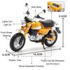 1:12 Honda CB650 Little Monkey Motorcycle Model Toy Car Wheel Steering Shock Absorption Alloy Motor Models Kids Ornament Toys