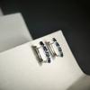 Silver Earrings with Natural Sapphire 2.275ct (2178781)