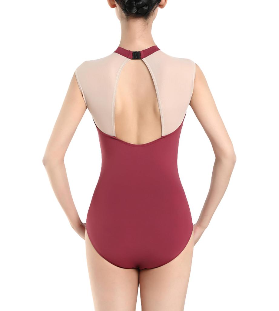 ballet leotard for ballet dance gymnastics collar ballet gymnastics yoga dance leotard [flexdans] Women's adults, clothes, clothes, stand-up design,
