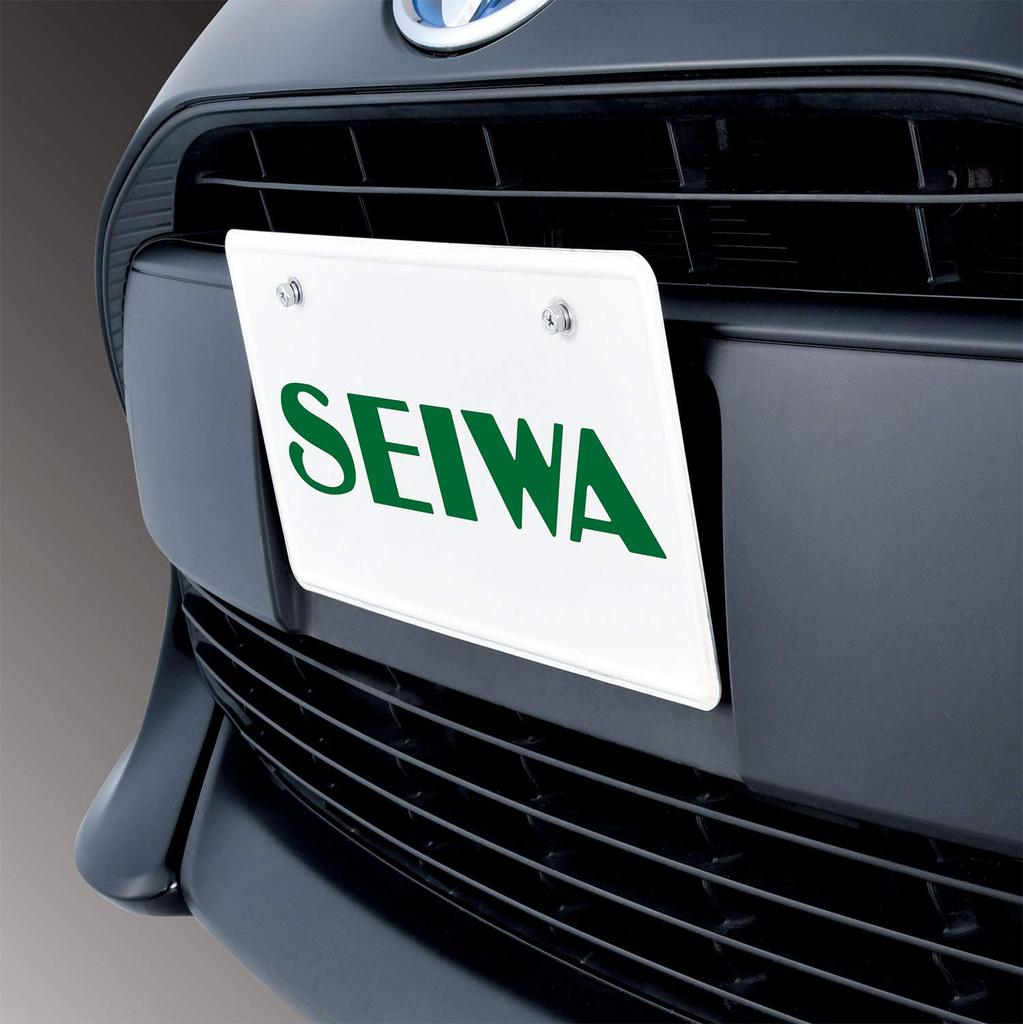 SEIWA K421 Aluminum License Plate Adjustable Offset Number Plate Bracket for Car Exterior Bracket, Black, Angle,