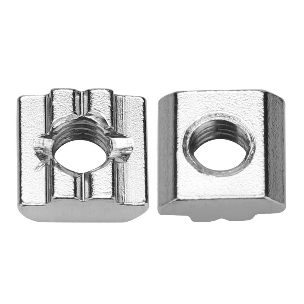 

50 шт. гайки Т-образного паза из углеродистой стали для аксессуаров из алюминиевого профиля серии 30 (М8*16*6)