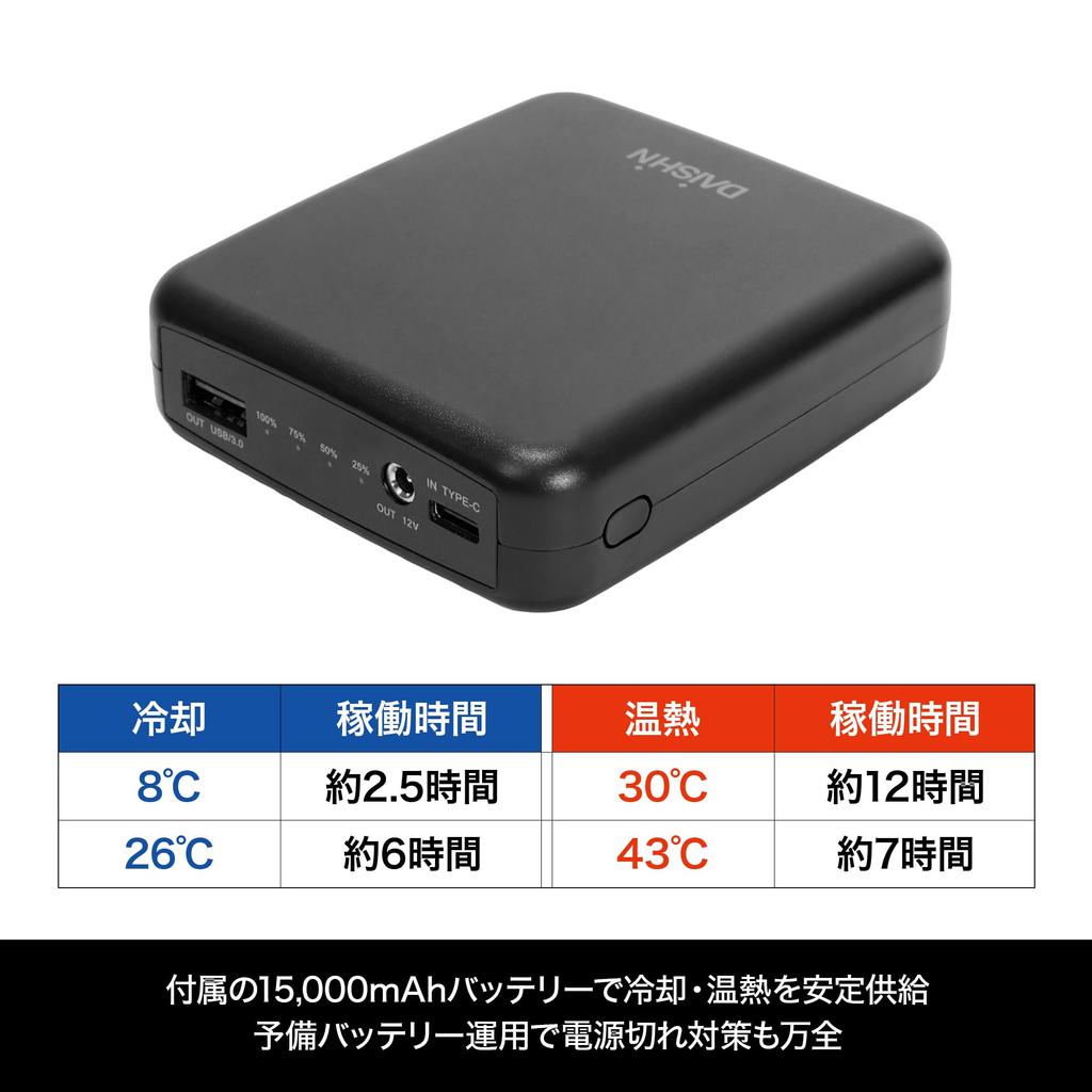 ULTIMATE Peltier Vest with Cold Heat Cooling and Heatstroke and Sites [Dress] & (Includes Heat), Prevention, Fishing, Cooling, Cooling, Heat,