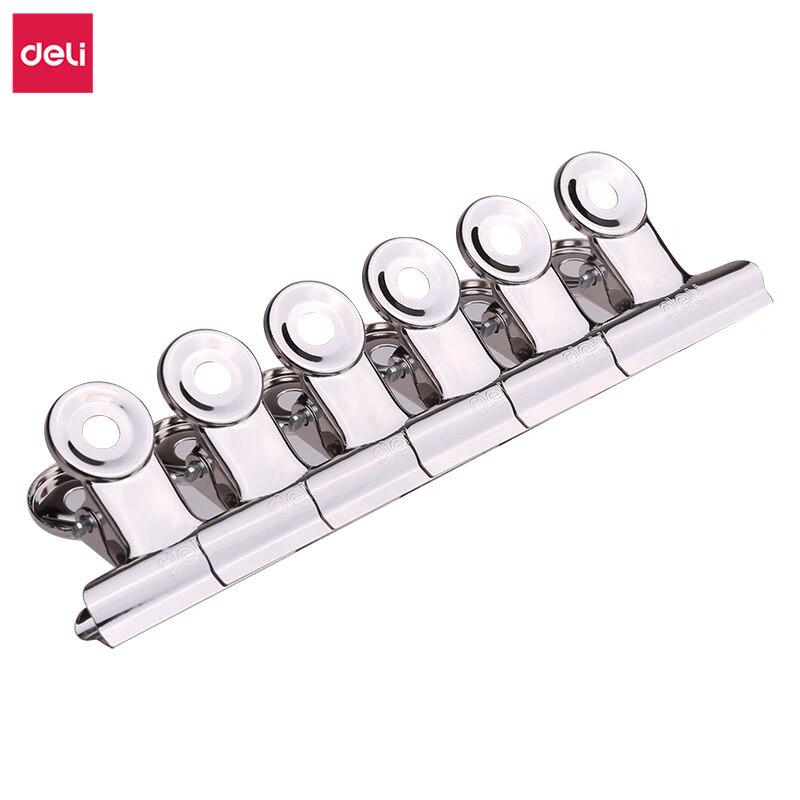 Deli Stainless Steel Round Paper Clips