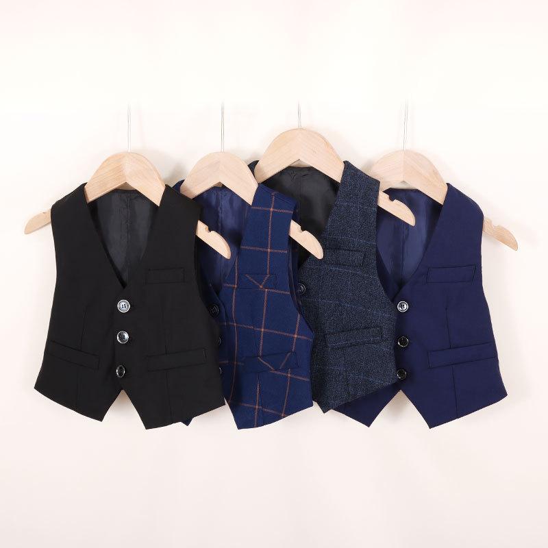 Jungen Frühlings- & Herbst-Westenanzug für Auftritte & erste Geburtstage