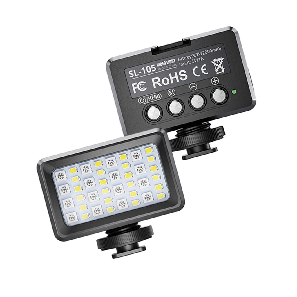 Waterproof Fill Light LED Diving Light 2700K 9000K Bi Color Temperature Mini LED Video Light Underwater 40M Built In