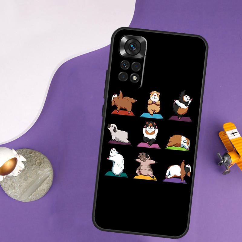 Funny Guinea Pig Case For Xiaomi Redmi Note 14 13 Pro 12 9 10 11 Pro 10S 11S 12S Redmi 14C 13C 10C 12C Cover