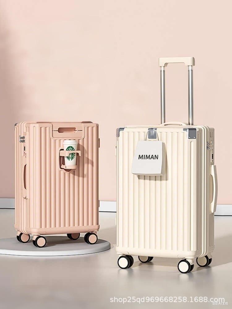 

2025 Women s Trolley Suitcase Set - 20 & 24 Mother-Child Combo with Combination Lock, Durable and Sturdy. 20 inch