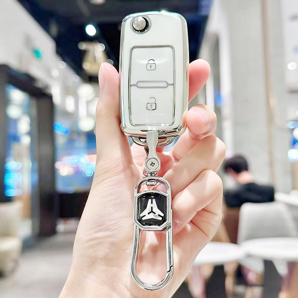 TPU Autoschlüsselhülle Abdeckung Schale Für VW Volkswagen Golf 4 5 6 Mk4 Amarok Polo Bora Jetta Altea Alhambra Passat Käfer Caddy Tiguan