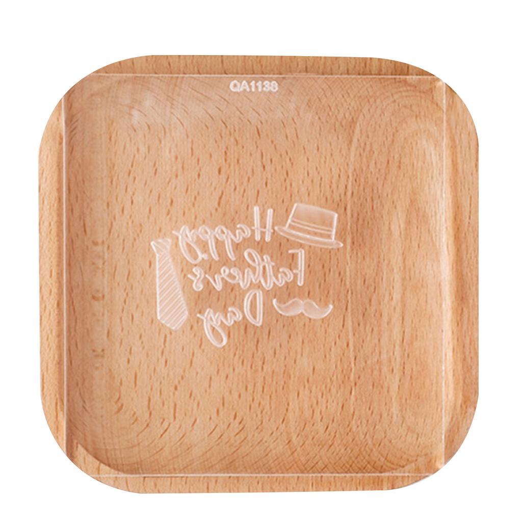 Cookie Stamp Fathers Day Fondant Stamp for Fondant Baking Happy Fathers Day Embosser Stamp Mold Cake Stamps Decoration