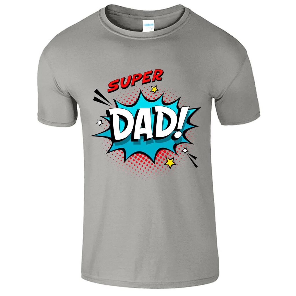 Super Dad Men's T Shirt Funny Daddy Husband Fathers Day Birthday New Gift Tee