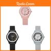 Silicone Quartz Watch For Women Cartoon Dial With Logo Customization