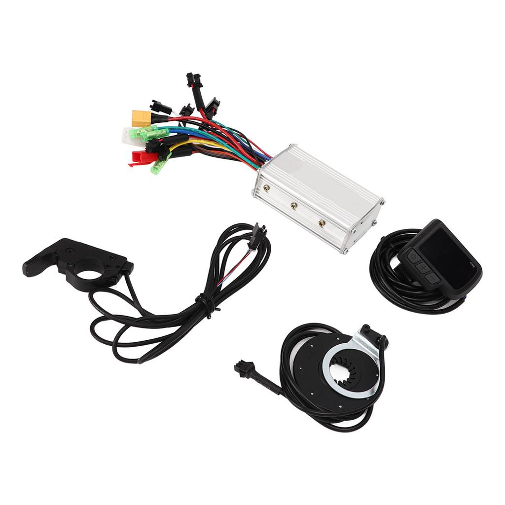 Elektrofahrrad Motor Controller Kit 3 Modus Sinuswelle 6 Röhren Controller PAS Daumengas LCD Meter