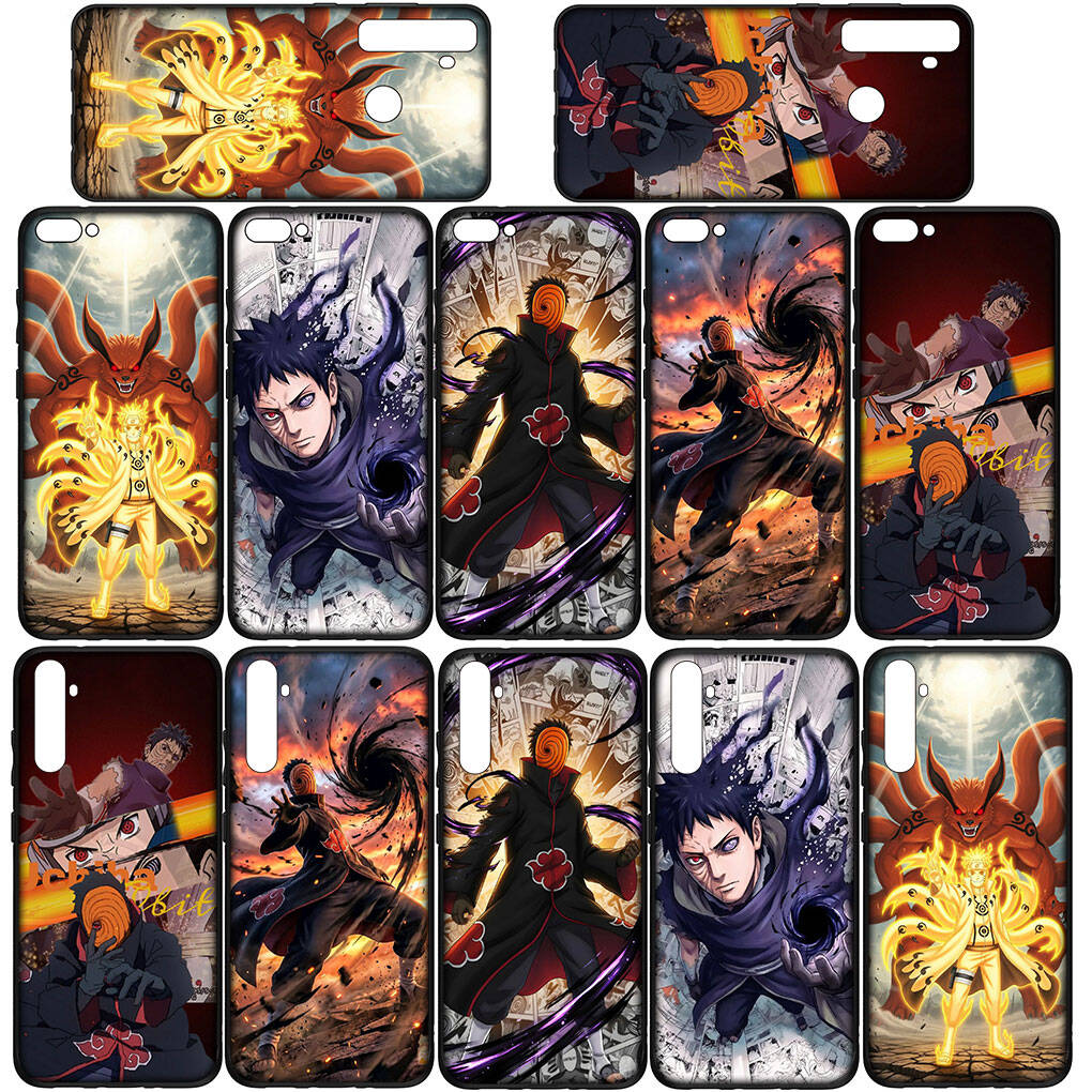 Phone Case for iPhone 17 15 16 Plus Redmi Note 14 12 11 13 Pro Max Huawei P30 P20 Lite OPPO A60 A40 A80 A38 A54 Narutos Funda Tobi Uchiha Obito Cover