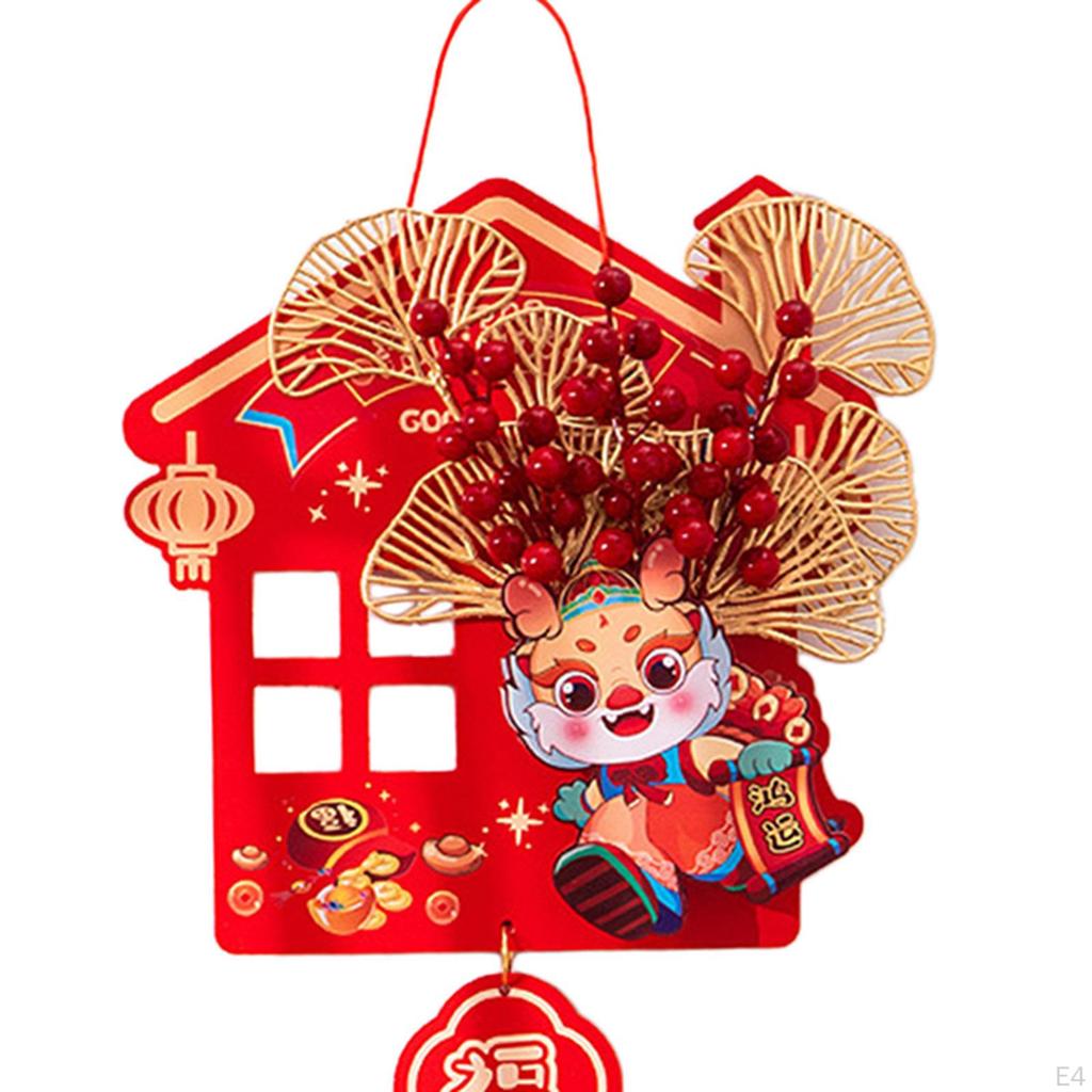 Chinese Year Hanging Decoration Charm Tassel Dragon Ornament for Holiday