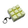 New Diy Keyboard Fidget Keychain Keycap Keys Button Finger Keyboard Cap Pass The Time Heart Shape Clicker Toy