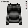  She S miSS  Boat Neck Ribbed Knit SSkpoo32080