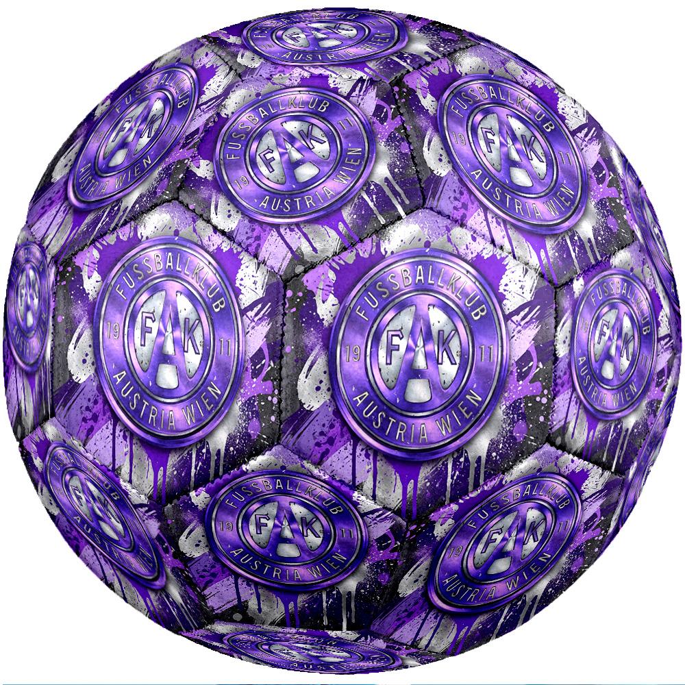 Austria Wien FC Size 5 Standard Football Durable Training Match Soccer Ball for Adult Outdoor Sports