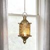 Romantic Hollow Metal Candlestick Iron Hanging Candle Holder Hollow Birdcage Lantern  Indoor