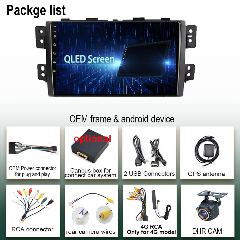 Car Dvd For Kia Borrego Mohave 2008 - 2012 Android 13 Radio Stereo Multimedia Player GPS Navigation High-performance HDR QLED