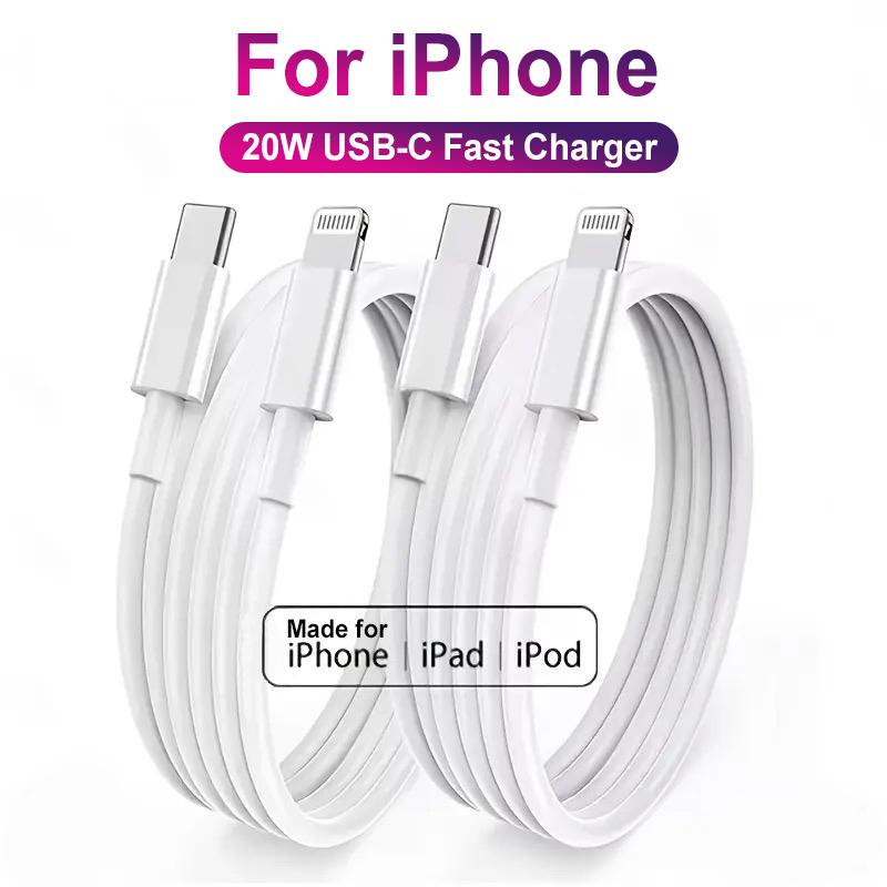 MFi LAIHONEN 1pc 2pcs Type C To Lightning Cable Fast Charging Suitable for 13 Charger USB Type C Suitable