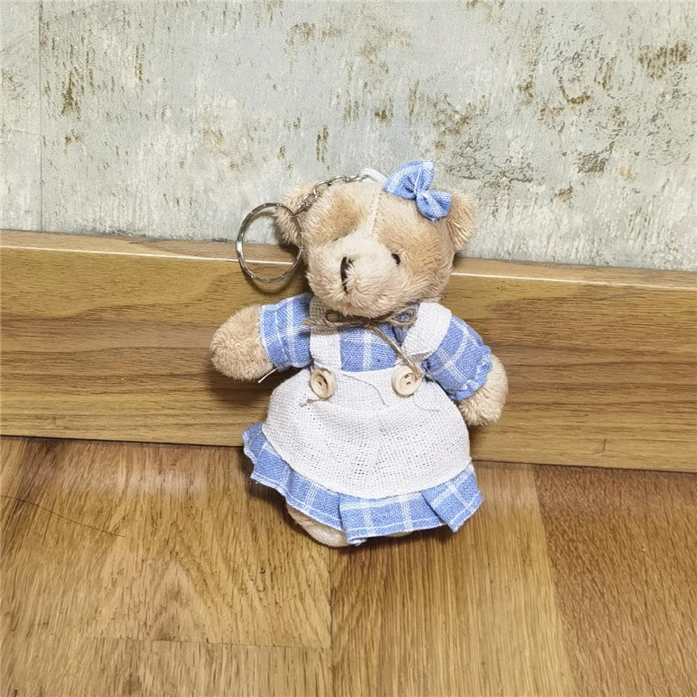 Multicolor Sheep Keychain Ring Plush Alpaca Dolls Key Chain Charm Cute Ring On Bag Car Key Pendant Women Jewelry Accessories