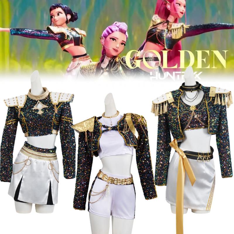 Demon Hunters Kpop Cosplay Costume Dress Halloween Party Stage Performance Gift