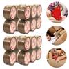 BROWN ADHESIVE PACKING TAPE 48mm X 45Y STRONG PACKING TAPE 24 PIECES