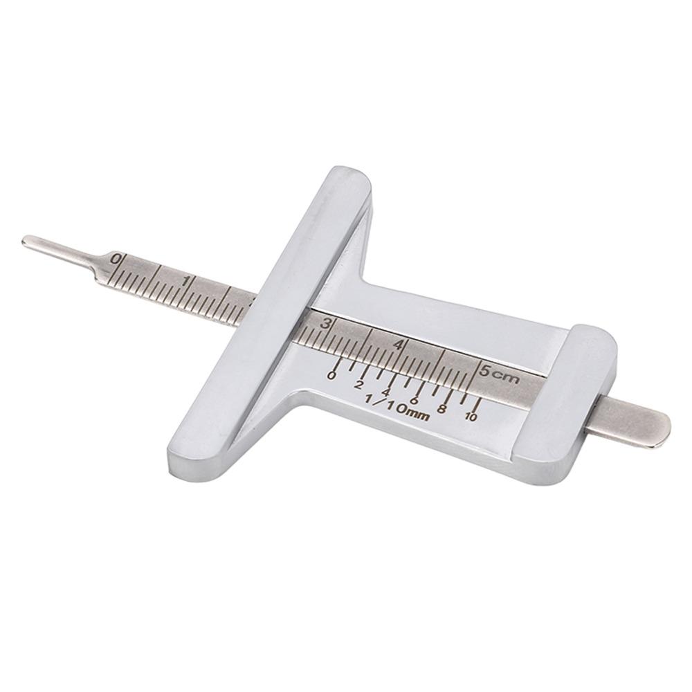 Stainless Steel Tire Tread Depth Gauge Precise Measurement 0-50mm Depth Gauge Vehicle Inspection Automotive Inspection Tool