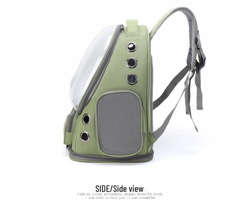 Tragbarer atmungsaktiver Raumkapsel-Haustierrucksack für Katzen und Hunde