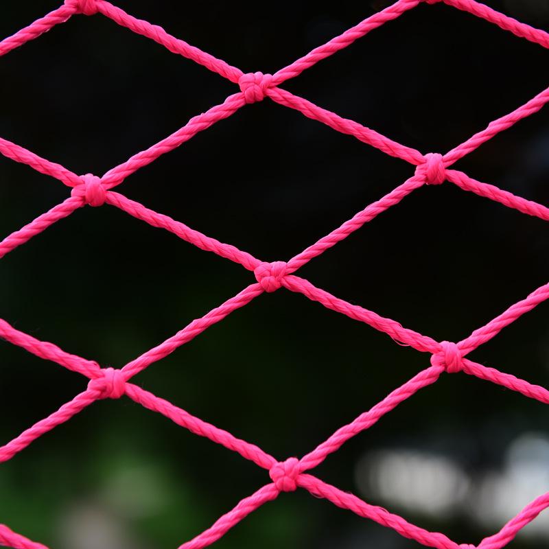 Filet de sécurité coloré en nylon pour escaliers et balcons