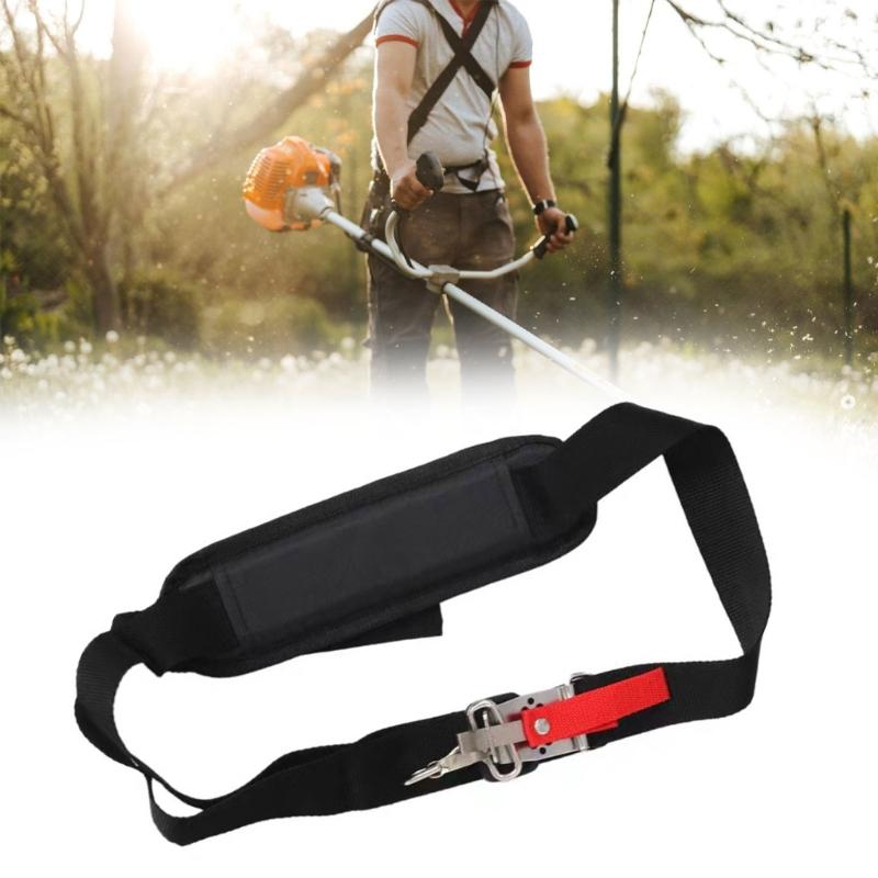 Cinghia di Trasporto per Decespugliatore, Monospalla Regolabile Rapidamente, per Tagliaerba, Tosaerba, Accessori per Attrezzi da Giardino