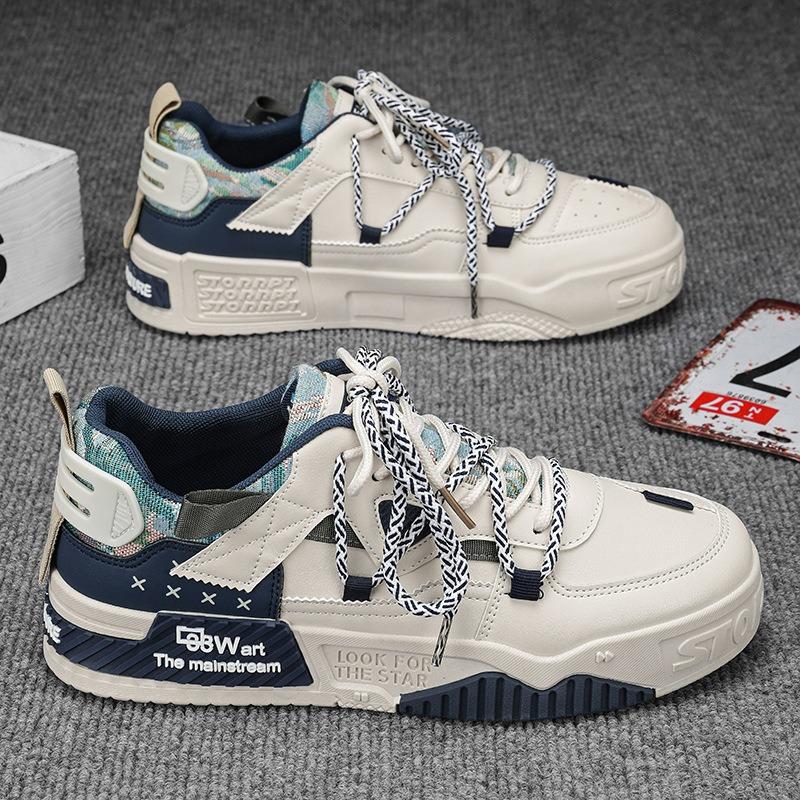 Autumn new fashion sports thick baseplate shoes men's trendy men's shoes student shoes men's casual shoes