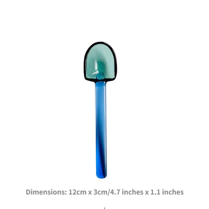 Colorful Glass Bowl Icecream Bowl Glass Bowl for Yoghurt Cute Japanese Tableware Soup Bowl Fruit Bowl Glass Spoon
