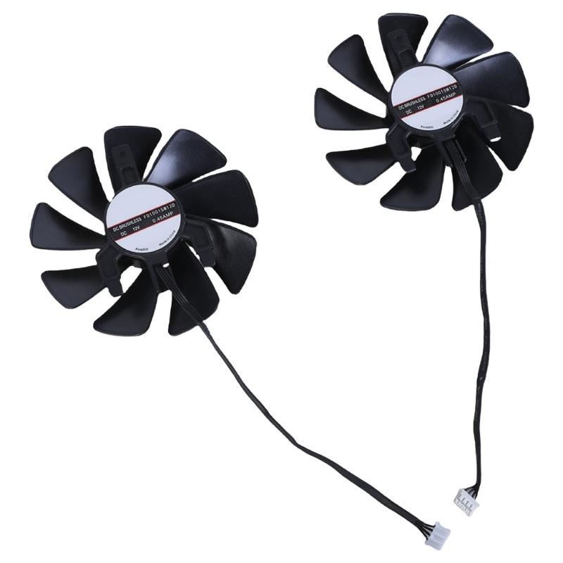 

95mm 12V 4Pin Graphics Card Cooling Fan for RX580 2048SP 8G D5 Coolers VGA Fan as Fan Replacement FD10015M12D 1