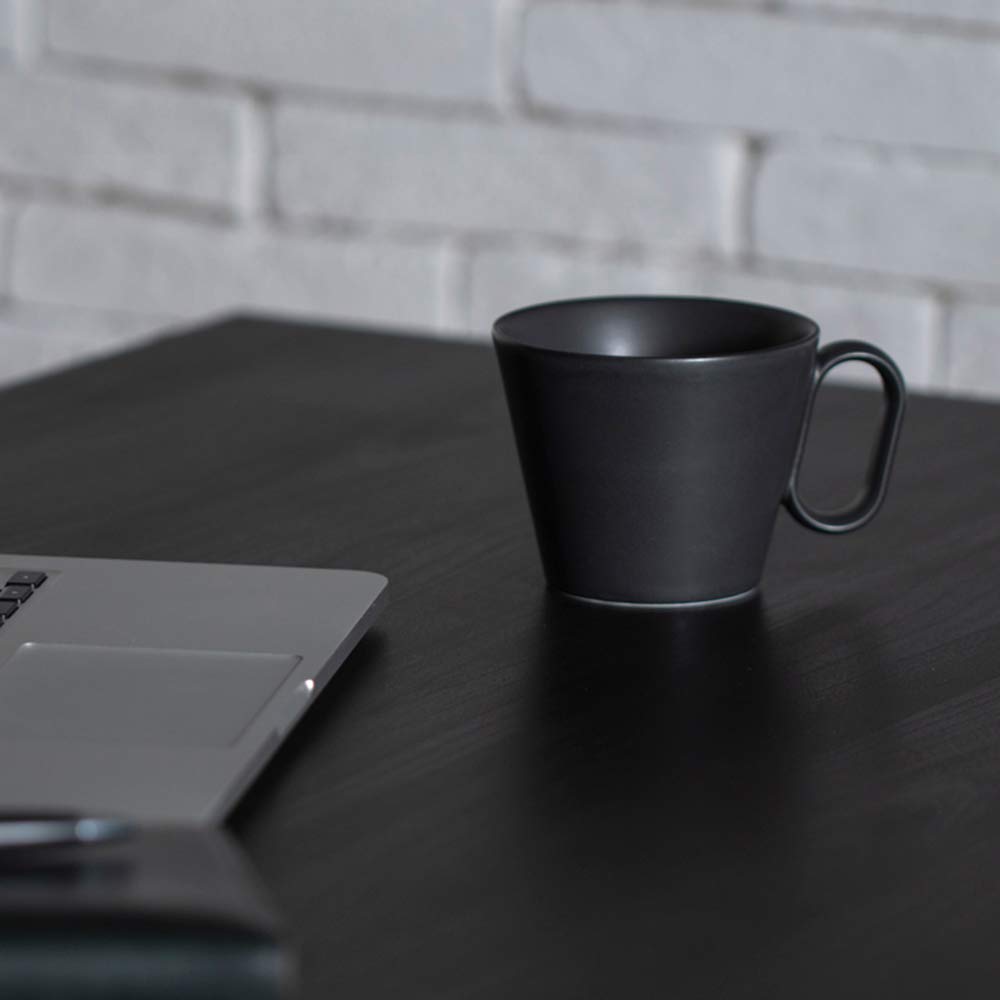 Wired Beans Arita Ware Eternal Mug Regular Mug, (Black Matte, 240ml)