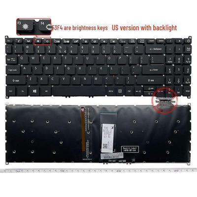 RU Compatible Keyboard for ACER Aspire SF315-41/52, A515-66G, A315-22/23/42/54/52G