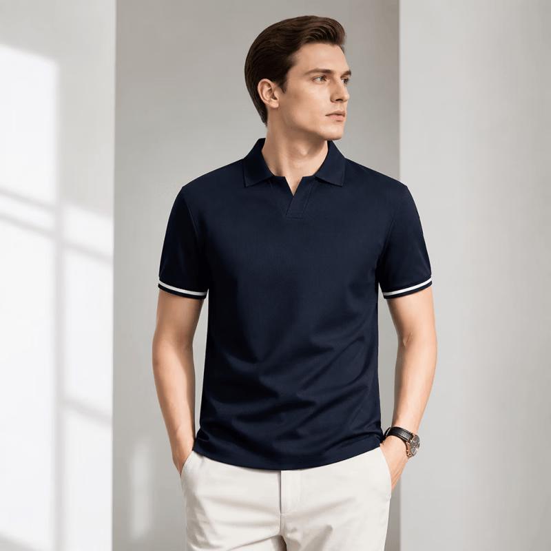 VEE KELLEN Men's Cooling Ice Silk Polo Shirt
