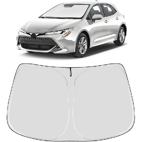 Proadsy 2025 Upgrade Front Windshield Sun Shade Foldable RAV4 Sunshade Protector Fit -2025 RAV-4 SUV Crossover, TRD Off-Road, LE XLE Premium Limited
