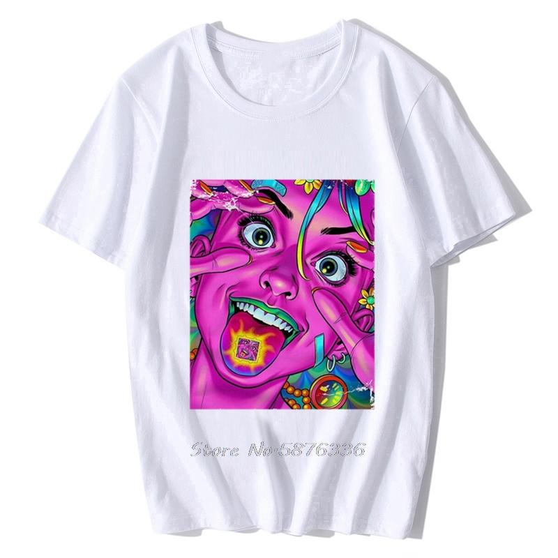 T Shirt Psychedelic Trippy Sexy Female Lucid Dream Lsd Mdma Xtc Ecstasy Albert Men Cotton Tshirt Anime Tees Harajuku Streetwear