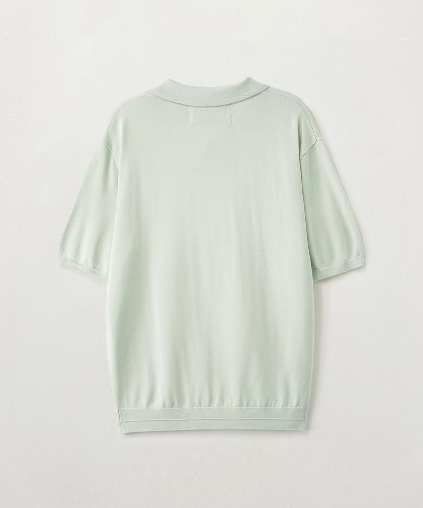 Seteo Classic Collar Half Knit Mint