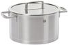 ZWILLING Vitality Kochtopf, 24cm, 6L, Edelstahl, Tief, Mit zwei Griffen, Dreischichtboden, Induktionsgeeignet, Spülmaschinenfest [Offiziell Ja