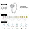 Elegant Moissanite S925 Sterling Silver D-Color Ring for Women - 50-Point High-End Ins Style.