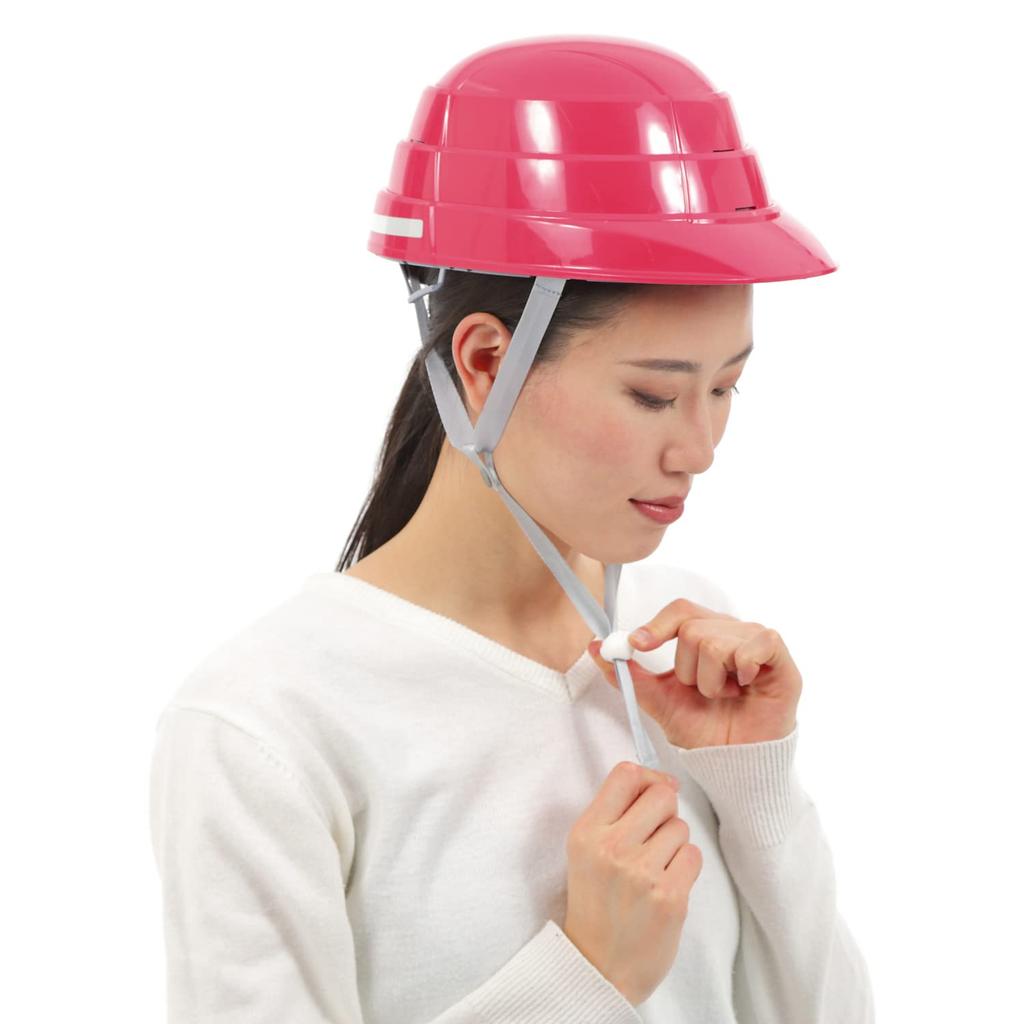 Folding Disaster Prevention Helmet Osamet Reflective Osamet Rose Disaster Prevention and Crime Prevention Direct (with Material) (for Adults, Red)