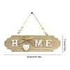 Wooden-Door Sign With Bowknot Design Home Decoration Plaque For Indoor And Outdoor Use