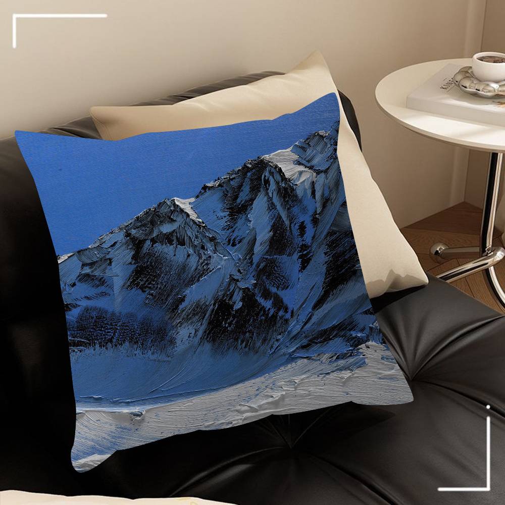 Conrad Jon Snow Mountain Artist Cushion Cover Decorative Pillow Sofa Home Decor Case Pillow Cases