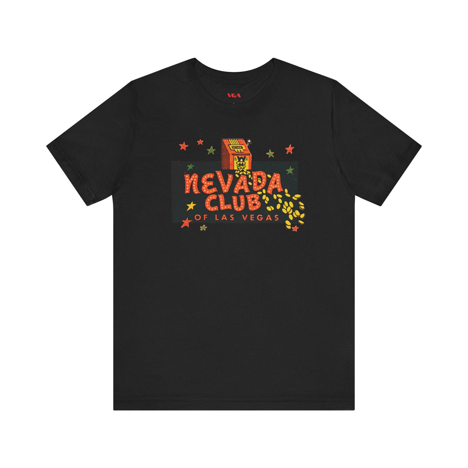 Vintage Nevada Club Casino T-Shirt: Retro Las Vegas Graphic Tee S